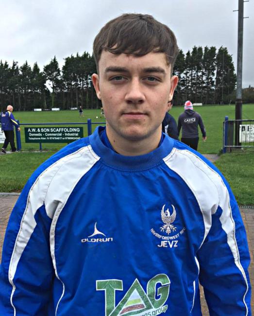 Jack Evans - two tries when Haverfordwest previously beat St Davids